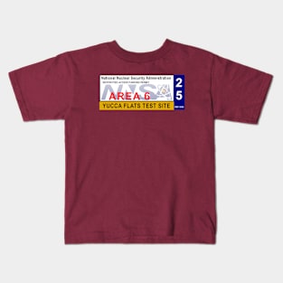 2025 Yucca Flats Test Site Base Permit Kids T-Shirt